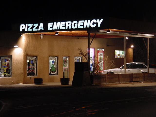 Taos NM,&nbsp; Pizza Emergency