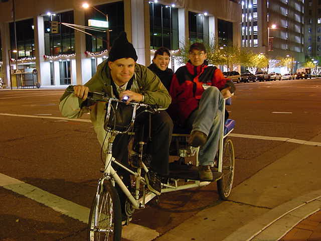 Phoenix Bike Taxi, our friend Jason 