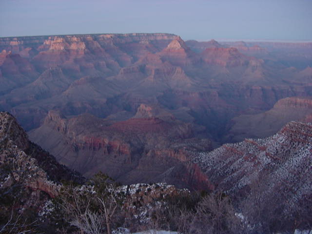 Grand Canyon at night