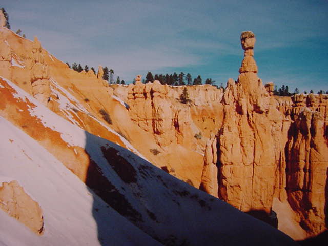 Thor's Hammer in Bryce Canyon, Mike French, Barby Evans