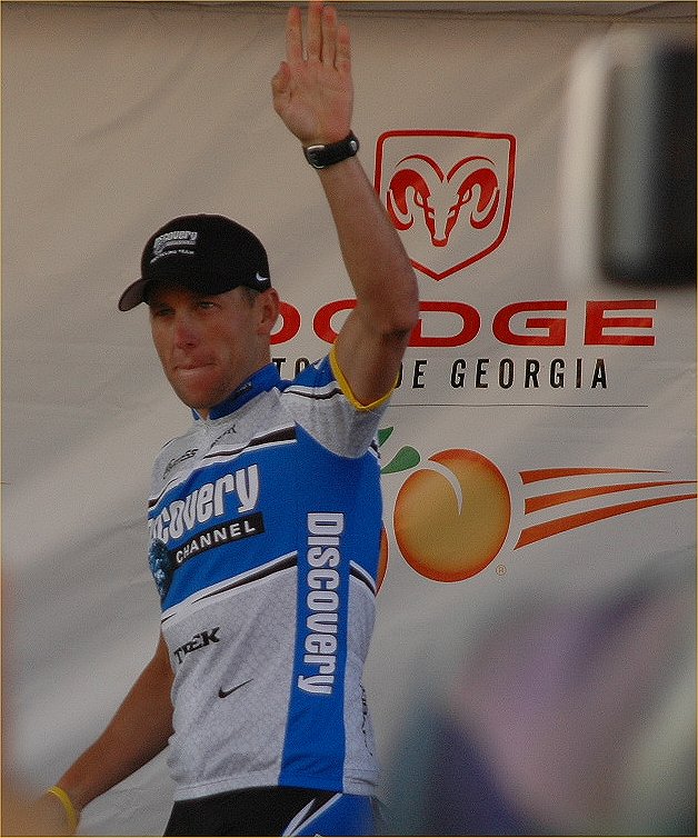 LANCE ARMSTRONG, COPYRIGHT MICHAEL FRENCH 2005