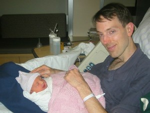 Dad and baby