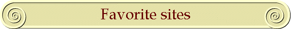 Favorite sites