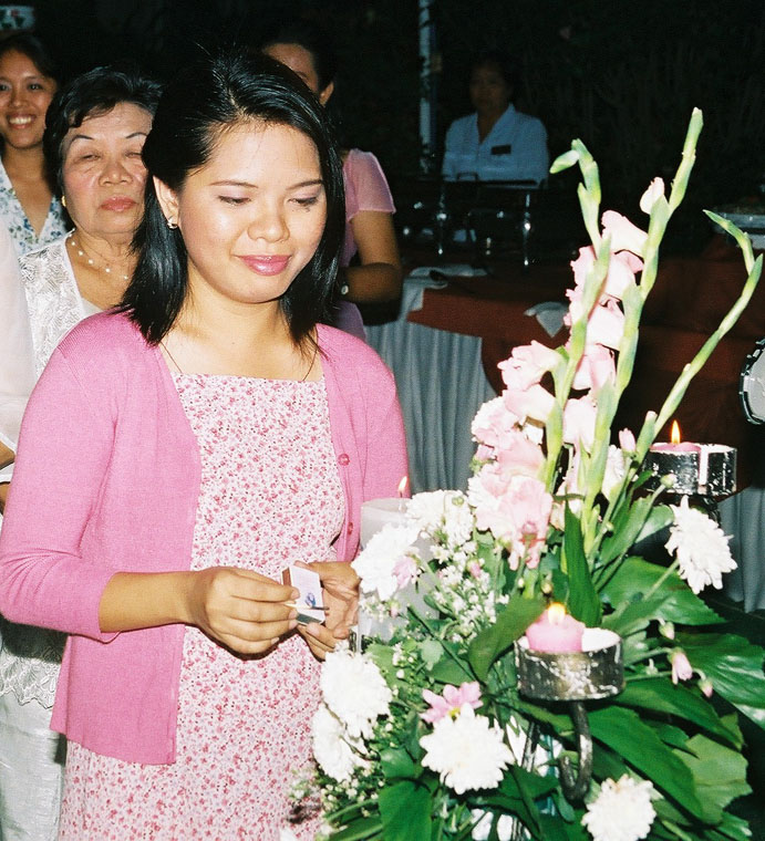 Ms. Nanette Jayme -Our candle sponsor