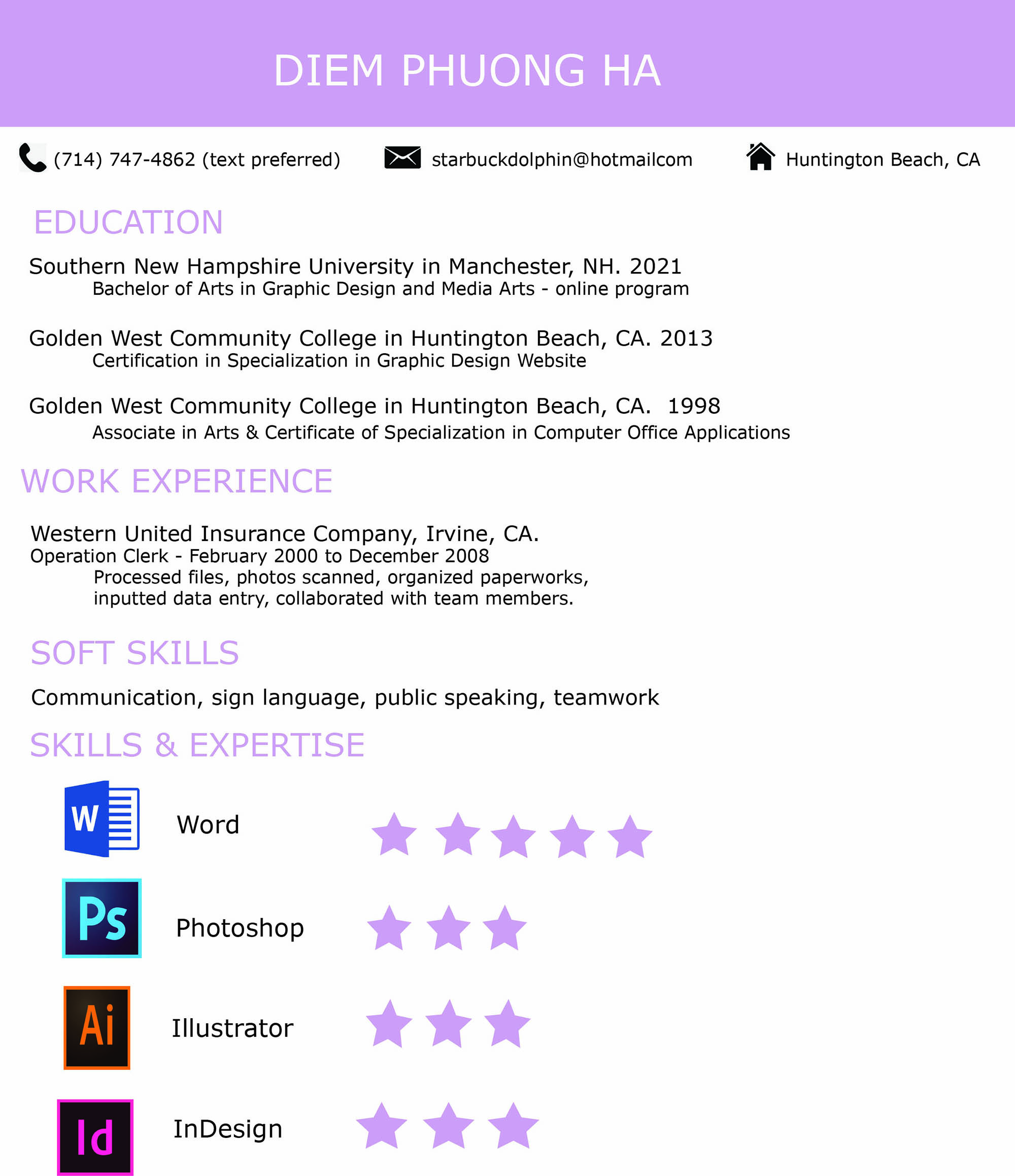 resume