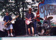 This is John, Dan, and I  playing. Don't we look stupid?
