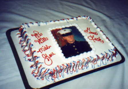 This is Joshs going away cake.