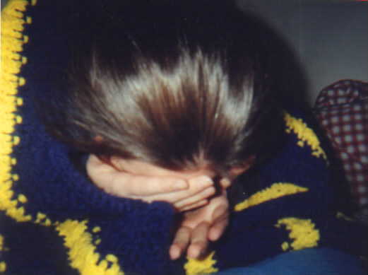 Awwwwww...she gets so shy.
