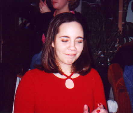 This was her at the new years party at Kennys.