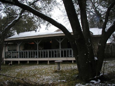 Snow at my house