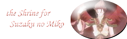 Welcome to the Shrine for Suzaku no miko