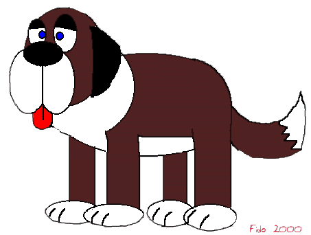 dark furred standing
