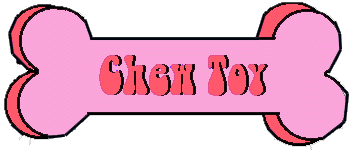 pink chew toy