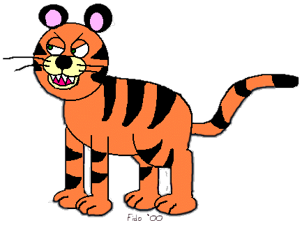 tiger roaring