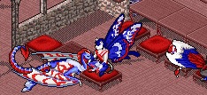 Blanca Wolf, Melinca, and Feannag Show Patriotic Pride!