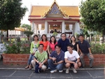 Another group photo from a different area in the same temple complex