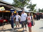 At the Chatuchak weekend bazaar -- my bags are already full!