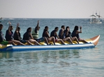Banana-boating!