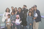 At 'The Peak,' where we saw nothing but fog!
