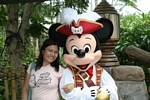 With Pirate Mickey