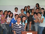 Posing with our guest speakers After the Alternative Classroom Learning Experience in August 2007