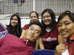 Watching a UP-UST UAAP basketball match