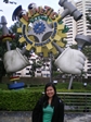 Among the displays outside the Singapore Science Centre