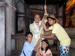 With a cooley -- only an actor -- at a museum