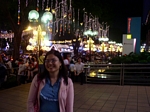 At Orchard Road, which was lit up for Christmas