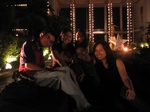 With church friends at Quezon Hall