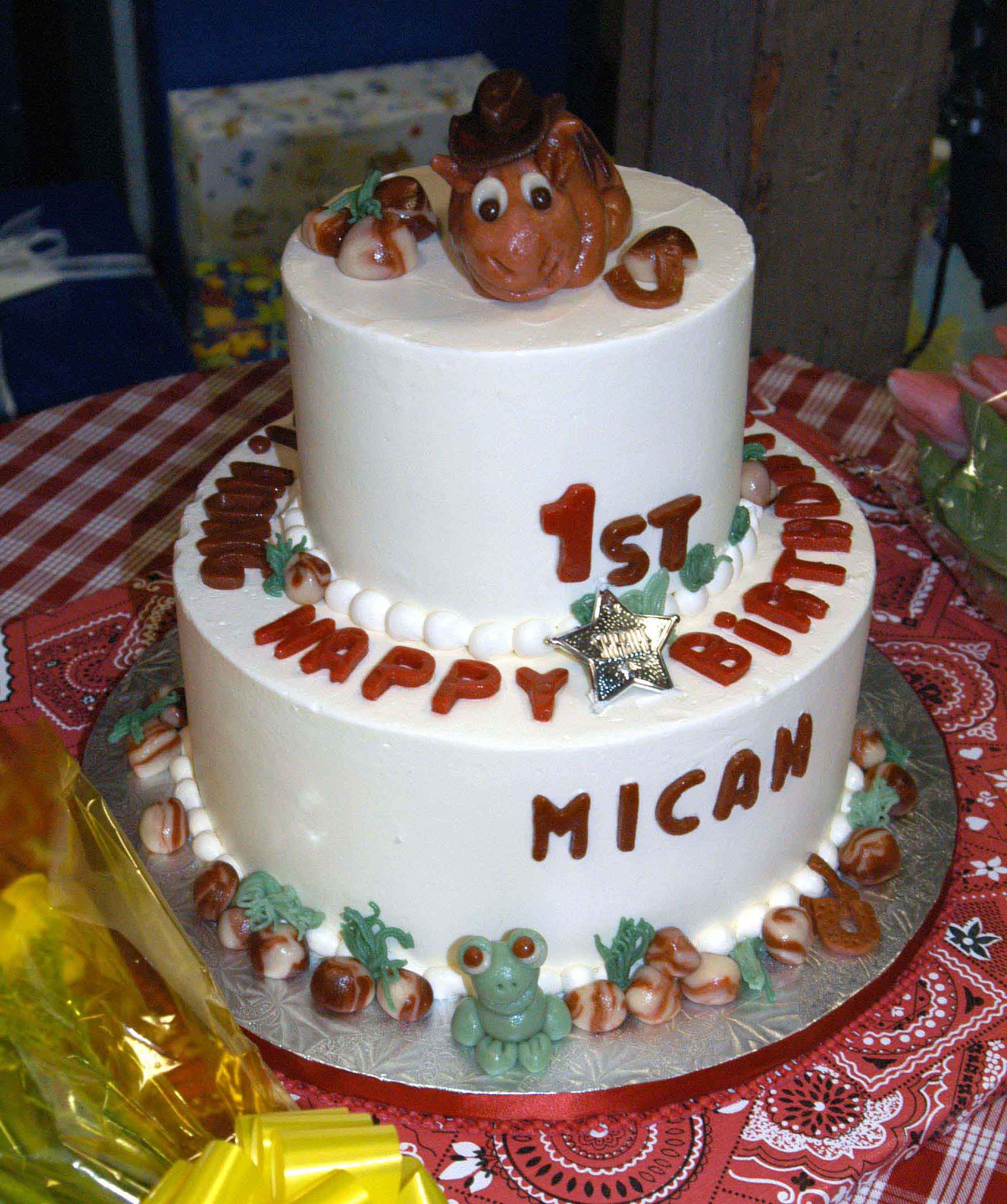 Micahs cake was done by CHOCOLATE SUSHI