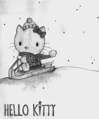 Hello Kitty Sled