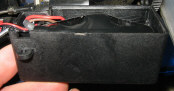 Battery fits into box