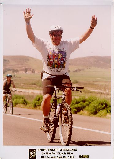 Official photo of the author at the race