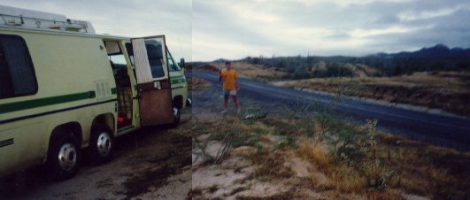 Broken down