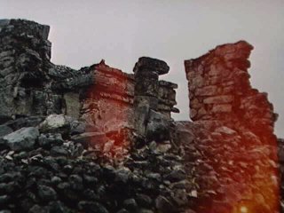 Ruins at sunset in Tulum