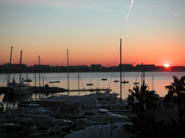 Sunset in Cannes