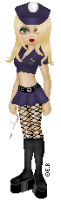 Just a fun thing to do. Not good on shading everywhere, but I do love this dolls eyes and makeup