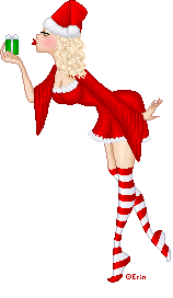 This was the doll in my christmas gift for everyone. Just thought I put her here since she isn't the gift. Umm she's totally pixel by pixel, and I hate the dress lol and hat, it looks to stiff