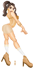 I loved making this doll. It was right after I got back from the movies with Jacob that I made her. This is an IDENTICAL outfit and look that some girl was wearing at the movies. Unbelievably ghetto, which I love