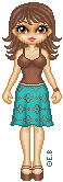 For a DTW challenge, I'm sorry to say I don't remember what week.  I did this doll in mspaint, hair and all