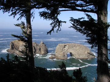 Arch Rock Near Gold Beach Oregon Sept 2002