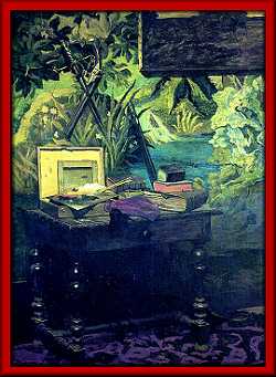 In the Studio by Claude Monet