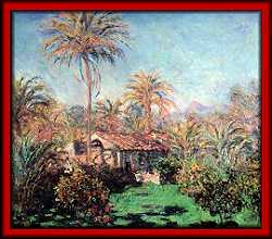 Palm Trees at Bordighera by Claude Monet