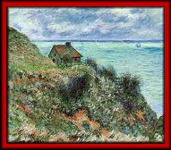 The Customs Officer's Cabin at Pourville by Claude Monet