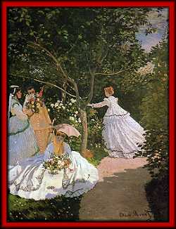 Women in the Garden by Claude Monet
