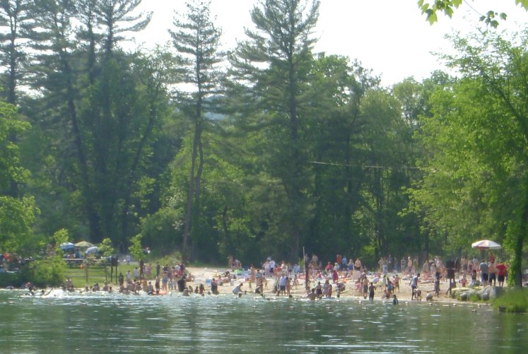 At the Fuller Lake Beach-Memorial Day, 2009