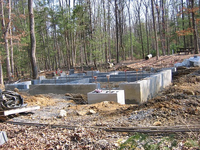 More blocks are being laid for the facilities building at Family Campground.
</center>