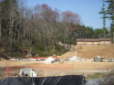 Fuller Lake Bathhouse-little change since April 5.