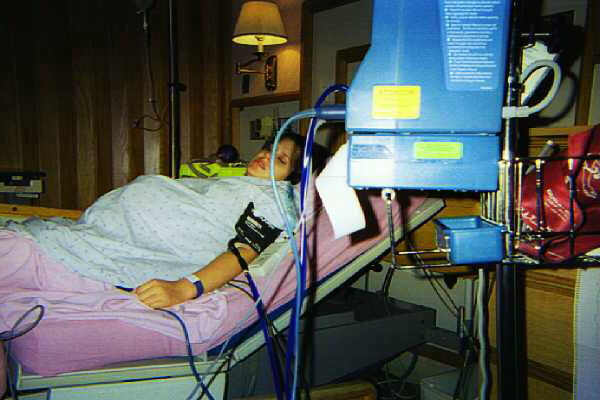 How many machines can they hook a person up to??